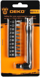 Набор бит Deko BS11-1 065-0589 11пред. для шуруповертов