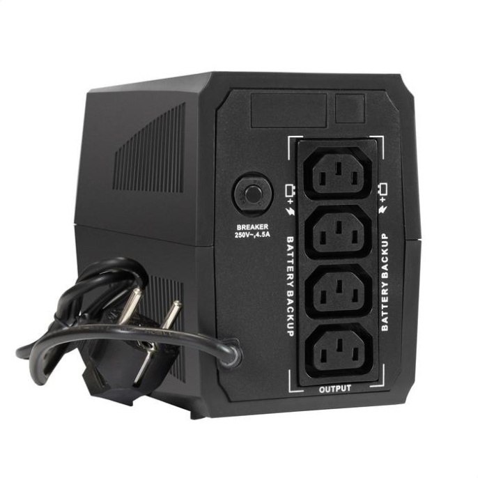 Exegate EX294608RUS ИБП ExeGate SpecialPro UNB-500.LED.AVR.4C13 500VA/300W, LED, AVR, 4*C13, Black
