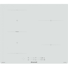 Варочная поверхность Brandt, индукционная, 4 варочных зоны, 14 уровней мощности, индикация остаточного тепла, таймер, Ultraboost, цвет белый BPI364DPW