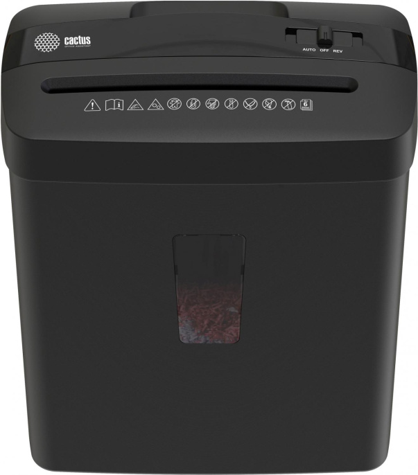 Уничтожитель бумаг Cactus CS-SH-A3,  P-4,  297мм, 4х39 мм, 6. лист. одновременно, 13л