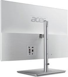 Моноблок Acer Aspire C27-195ES 27" Full HD Core Ultra 5 125U 1.3 8Gb SSD512Gb Graphics CR Eshell GbitEth WiFi BT 65W клавиатура мышь Cam серебристый 1920x1080 (DQ.BMFCD.001)