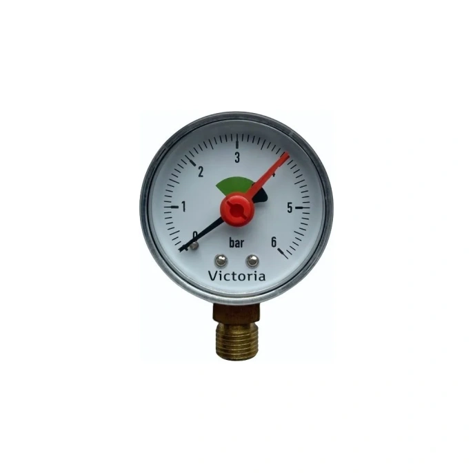 Вертикальный манометр Victoria 50-1/4- 6bar 27-506