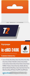 Картридж T2 IC-CBCI-24BK Черный