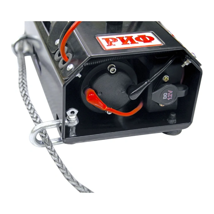 Переносная лебедка РИФ 4500U c малой площадкой, стальной трос EWX4500U-KIT2