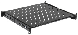 Полка стац. ITK (FS05-400PI-R) 1U 100кг. 19" 400мм черный (упак.:1шт)