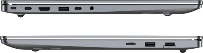 Ноутбук TECNO MegaBook K16SFA AMD Ryzen 5 7535HS 3300MHz/16"/1920x1200/8GB/512GB SSD/AMD Radeon 660M/Wi-Fi/Bluetooth/Windows 11 Home (71005000518) Grey