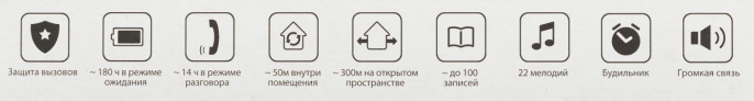 Р/Телефон Dect Gigaset AS690 черный АОН