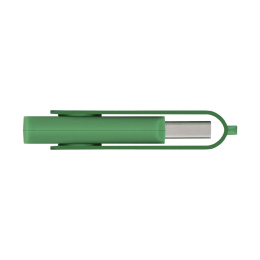 USB-флеш накопитель ExeGate Jet 8GB зеленый USB2.0, 480Mbps, пластик/металл EX302036RUS