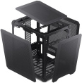 Корпус без блока питания Case JONSBO C6 Handle, Mini-Tower, no fan, 1xUSB-A 3.0 + 1xUSB-C 3.1, mATX, mITX Black (C6 Handle Black)