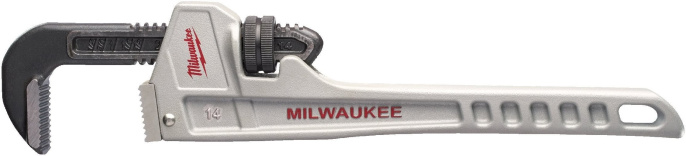 Ключ трубный Milwaukee 300мм 48227212 алюминиевый, тип L, хват до 51мм, угол губок: 90 градусов, материал рабочей части: сталь