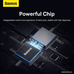 Хаб Baseus BS-OH108 UltraJoy Series 4 порта (USBA to USB3.0*4) Space Grey (B0005280A813-03)