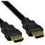 Кабель HDMI Cablexpert CC-HDMI4F-6, 19M/19M, v2.0, медь, позол.разъемы, экран, плоский кабель, 1.8м, черный, пакет