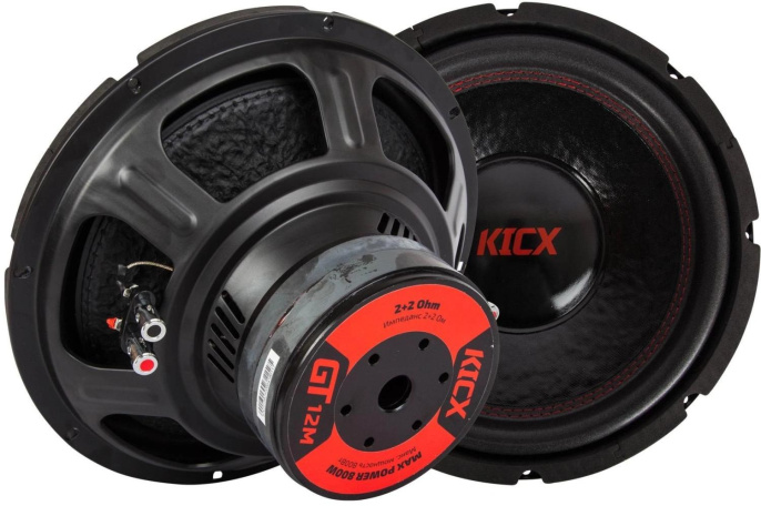 Сабвуфер автомобильный Kicx GT-12M,  пассивный [2013825]