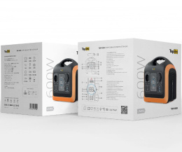Электростанция портативная TopON TOP-X600 186000mAh 10A QC3.0/PD3.0 3xUSB черный/оранжевый 103257