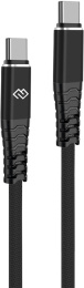 Кабель Digma USB Type-C (m) -  USB Type-C (m),  1м,  5A,  черный [dg-usbс-c-1m-100w]