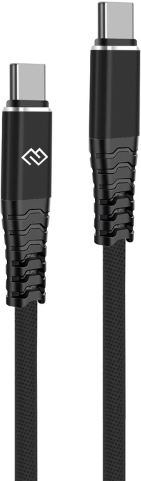 Кабель Digma USB Type-C (m) -  USB Type-C (m),  1м,  5A,  черный [dg-usbс-c-1m-100w]