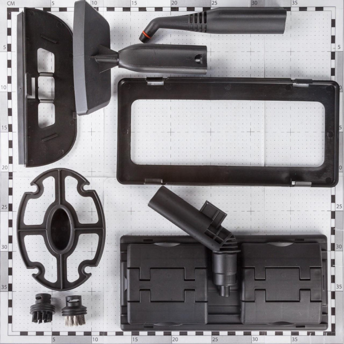 Пароочиститель Bort BDR-2300-R 93722609 напольный, 2100 Вт, объем бачка: 1.5 л, постоянная подача пара: 45 г/мин, время непрерывной работы: 35 мин, горизантальное/вертикальное отпаривание, время нагревания: 360 сек