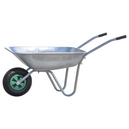 Тачка садовая BRADO 1x85 GARDEN до 85л, до 150 кг, 1x3.5-6, пневмо, ось 16*90