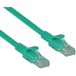 Патч-корд EXEGATE UTP-RJ45-RJ45-C6-0,5M-GN UTP, кат.6, 0.5м, 4 пары, алюминий омедненный,  многожильный,  зеленый