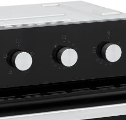 Духовой шкаф электрический Krona Essenza 60 Bl G2,  56л,  дверца с 3 стеклами,  черный