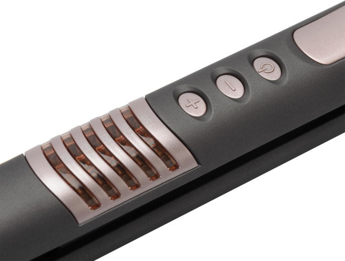 Выпрямитель Polaris PHS 2512KT 35Вт серый/розовый макс.темп.:230С покрытие:керамическое