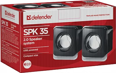 Defender#1 Акустическая 2.0 система SPK 35 5 Вт, питание от USB Defender#1 Акустическая 2.0 система SPK 35 5 Вт, питание от USB
