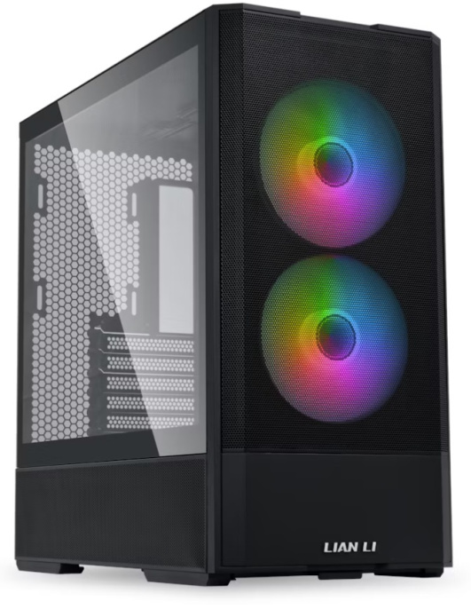 Корпус Lian Li LANCOOL 207RX Черный G99.LAN207RX.00 материал: сталь, окно: закалённое стекло, 2хUSB3.0, 1хUSB 3.1 Type-C, Audio, без БП, 2х2.5/3.5", 7 слотов расширения, ATX, длина видеокарты: 375 мм, высота кулера: 180 мм, воздушное охлаждение: сперед