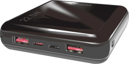 Мобильный аккумулятор Digma DGPF10D 10000mAh QC3.0/PD3.0 22.5W 5A 2xUSB-A/USB-C черный/золотистый DGPF10D22PBK