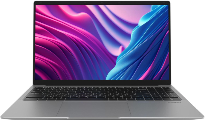 Ноутбук Digma EVE P5851 Pentium Silver N5030 8Gb SSD256Gb Intel UHD Graphics 605 15.6" IPS FHD (1920x1080) Windows 11 Pro silver WiFi BT Cam 5000mAh (DN15N5-8CXW05)