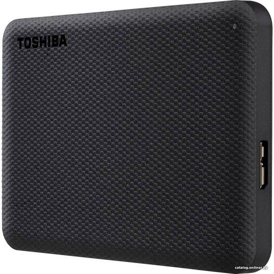 Внешний накопитель Toshiba Canvio Advance 4TB HDTCA40EK3CA черный HDD, USB 3.2 Gen1 5 Гбит/с , 2.5", пластик, USB 3.0, цвет черный