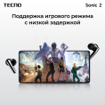Наушники TECNO Sonic 2 SC02, Bluetooth, внутриканальные, белый [sc02 white]