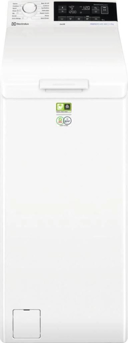 Стиральная машина Electrolux EW6T3372E, с вертикальной загрузкой, 7кг, 1300об/мин, с паром, инверторная,  с английской панелью управления