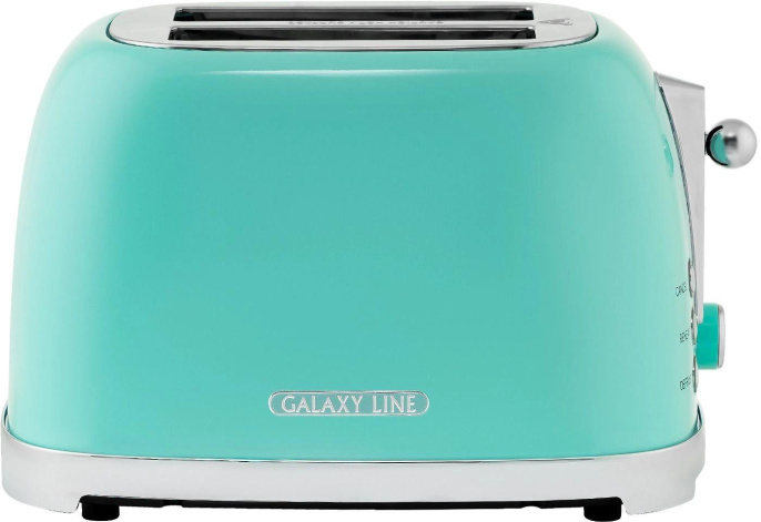 Тостер GALAXY LINE GL 2917,  бирюзовый [гл2917л]
