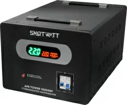 Стабилизатор напряжения Smartwatt AVR Tower 10000RF 10000ВА черный