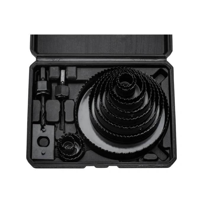 Набор кольцевых пил по дереву, 19-127 мм, 16 предметов KRANZ KR-92-0253