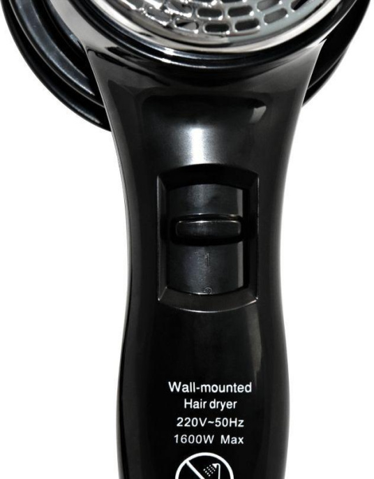 Фен Puff 1600BlB 1600Вт черный/серебристый 0405.013