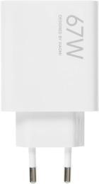 Сетевое зар./устр. Xiaomi 67W HyperCharge Power Adapter 67W 3.25A (PD) USB универсальное белый (BHR07SKEU)