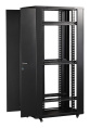 Шкаф коммутационный LanMaster TWT-CBB-22U-6X6-G1 напольный,  стеклянная передняя дверь,  22U,  600x600 мм