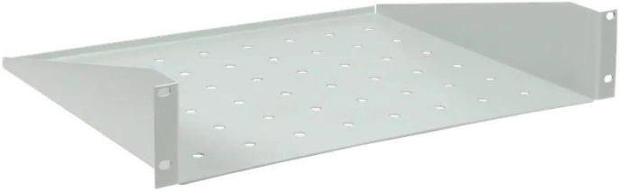 Полка стац. ITK RS35-350P-R 2U 30кг. 19" 350мм серый