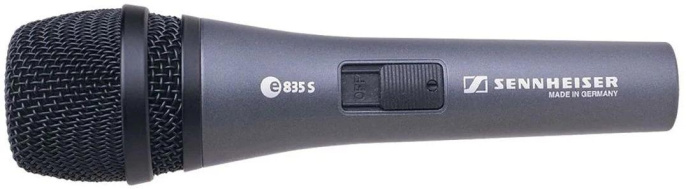 Микрофон проводной Sennheiser E 835-S черный