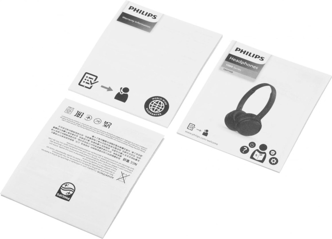 Гарнитура накладные Philips TAH1108BK/00 черный беспроводные bluetooth оголовье
