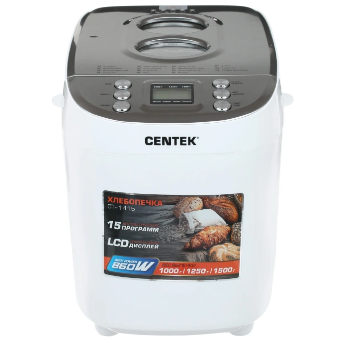 Хлебопечка Centek CT-1415 белый