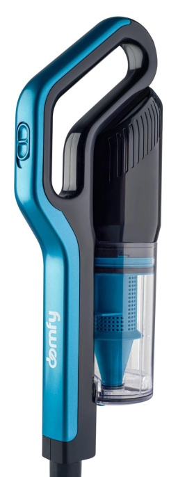 Ручной пылесос DOMFY DSC-VC305, 1000Вт, черный/бирюзовый