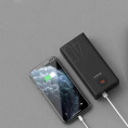 Мобильный аккумулятор Romoss PEA40 40000mAh QC3.0 18W 3A 2xUSB-A/USB-C черный 6958377509289