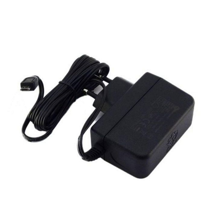 Блок питания Raspberry Pi 3 Model B Official Power Supply Retail, Black, 5.1V, 2.5A, Cable 1.5 m, Micro USB-B output jack, для Raspberry Pi 3 B/B+ 182-5739 177-0223 182-5739