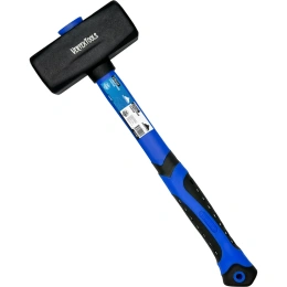 Кувалда vertextools 1000 г, фибергласовая обрезиненная рукоятка 10-12-1000
