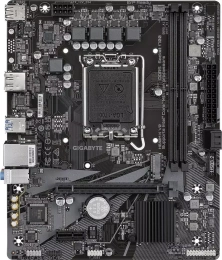 Материнская плата Gigabyte H610M K V2 rev. 1.0 mATX, 22.6x18.5 см, Intel H610, 2xDDR5 DIMM, 5600 МГц, до 128 GB, звук 7.1, 2xSATA3.0 6Gb/s , 1xM.2, 1xPCIe4.0x16, 1xPCIe3.0x1, 1xHDMI, 1xDisplayPort H610M K V2 rev. 1.0