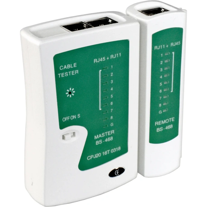Сетевой тестер ExeGate NS-468 для RJ-45/RJ-11/RJ-12271121