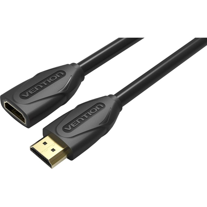 Кабель-удлинитель Vention HDMI High speed v1.4 with Ethernet 19F/19M - 5м Black Edition VAA-B06-B500