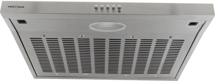 Вытяжка козырьковая Krona Ermina 600 нержавеющая сталь управление: кнопочное 1 мотор КА-00001061